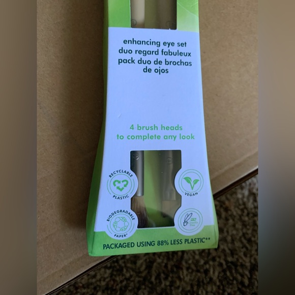 NIB ecotools Eye Enhancing Duo Makeup Brush Set - Picture 11 of 16